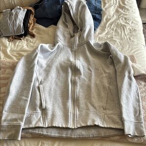 lululemon athletica Gray Bomber Jacket